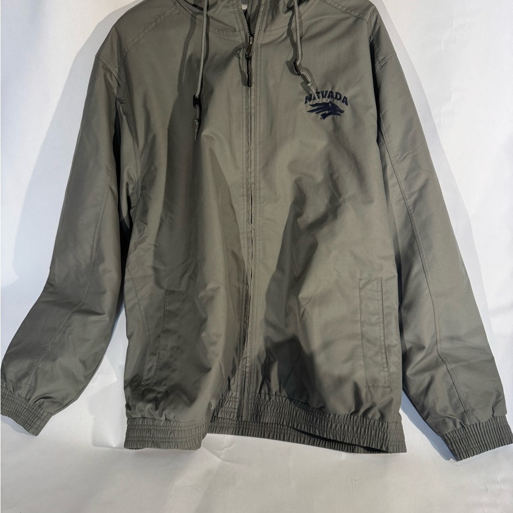 Gray University of Nevada Champion Hooded Jacket, XXL